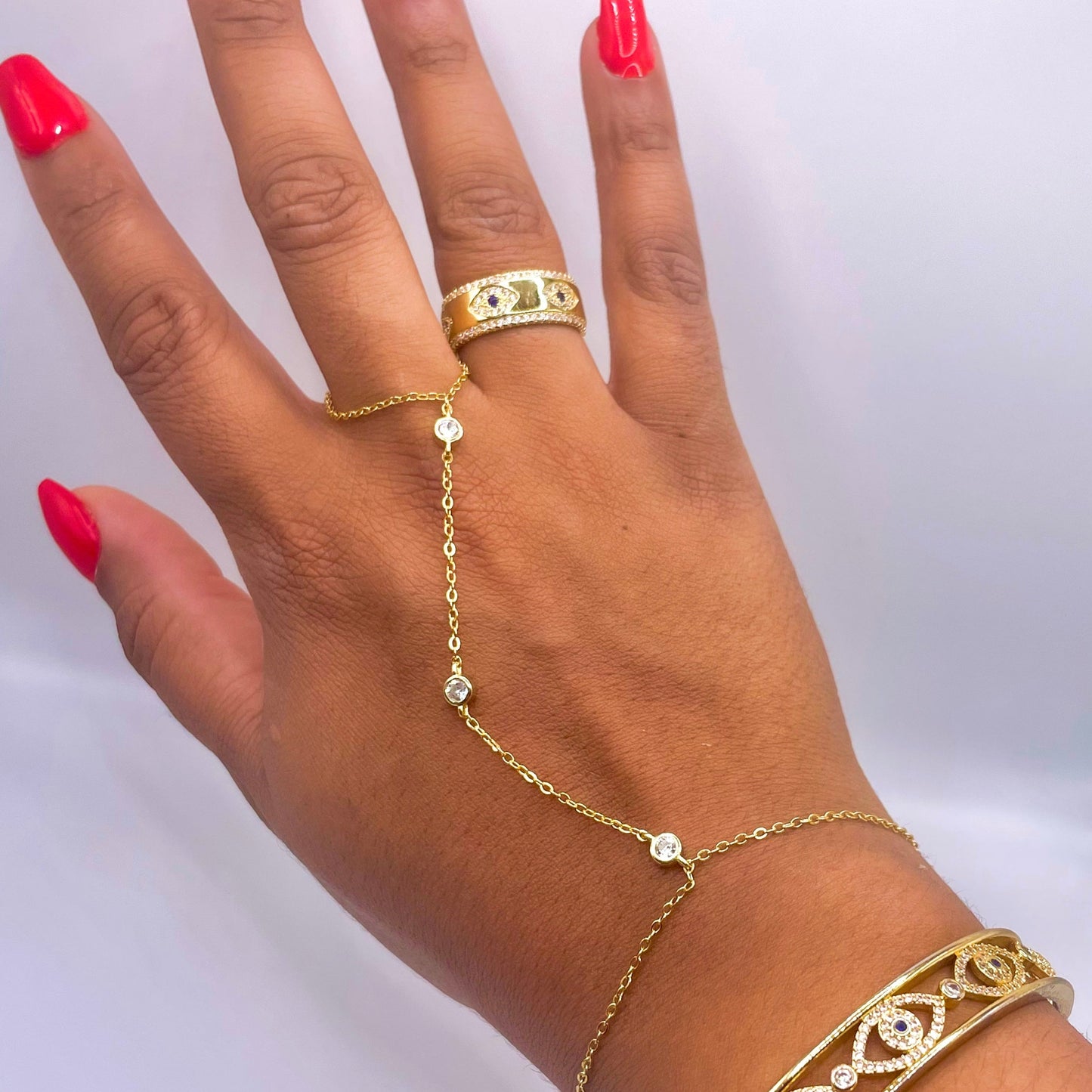 Yemaya Goddess hand chain