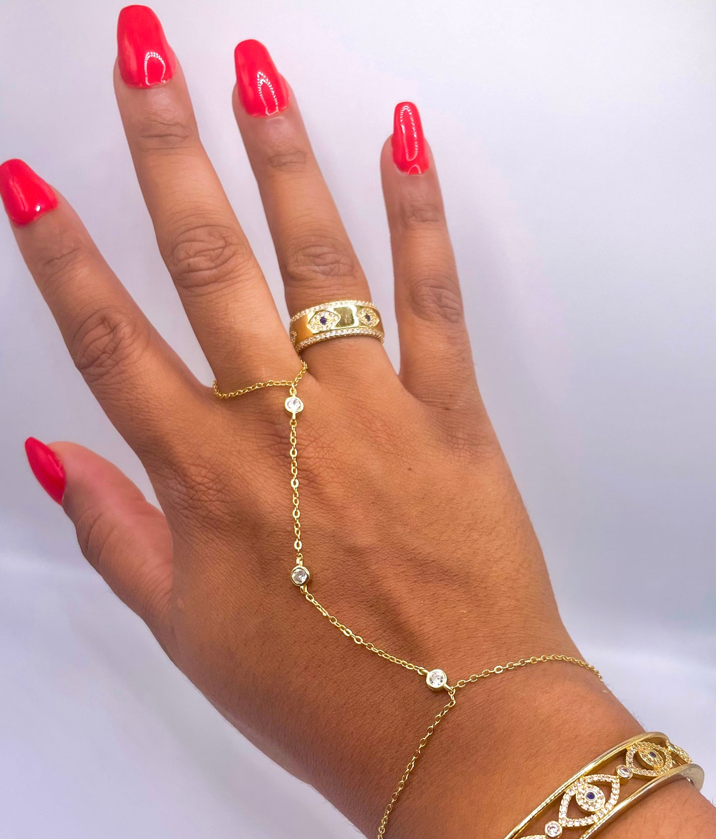 Yemaya Goddess hand chain